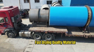 Rotary Drum Dryer for Wood & Minerals